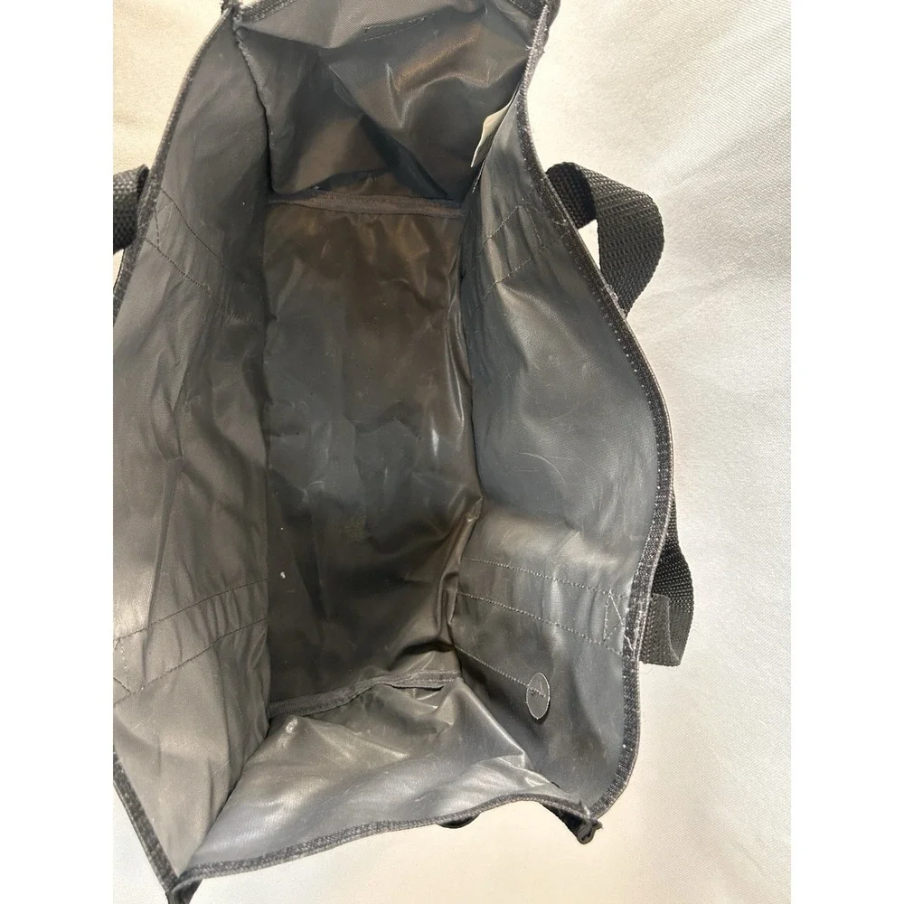 Thirty-One Zip Top Organizing Utility Tote Charcoal Crosshatch Organize